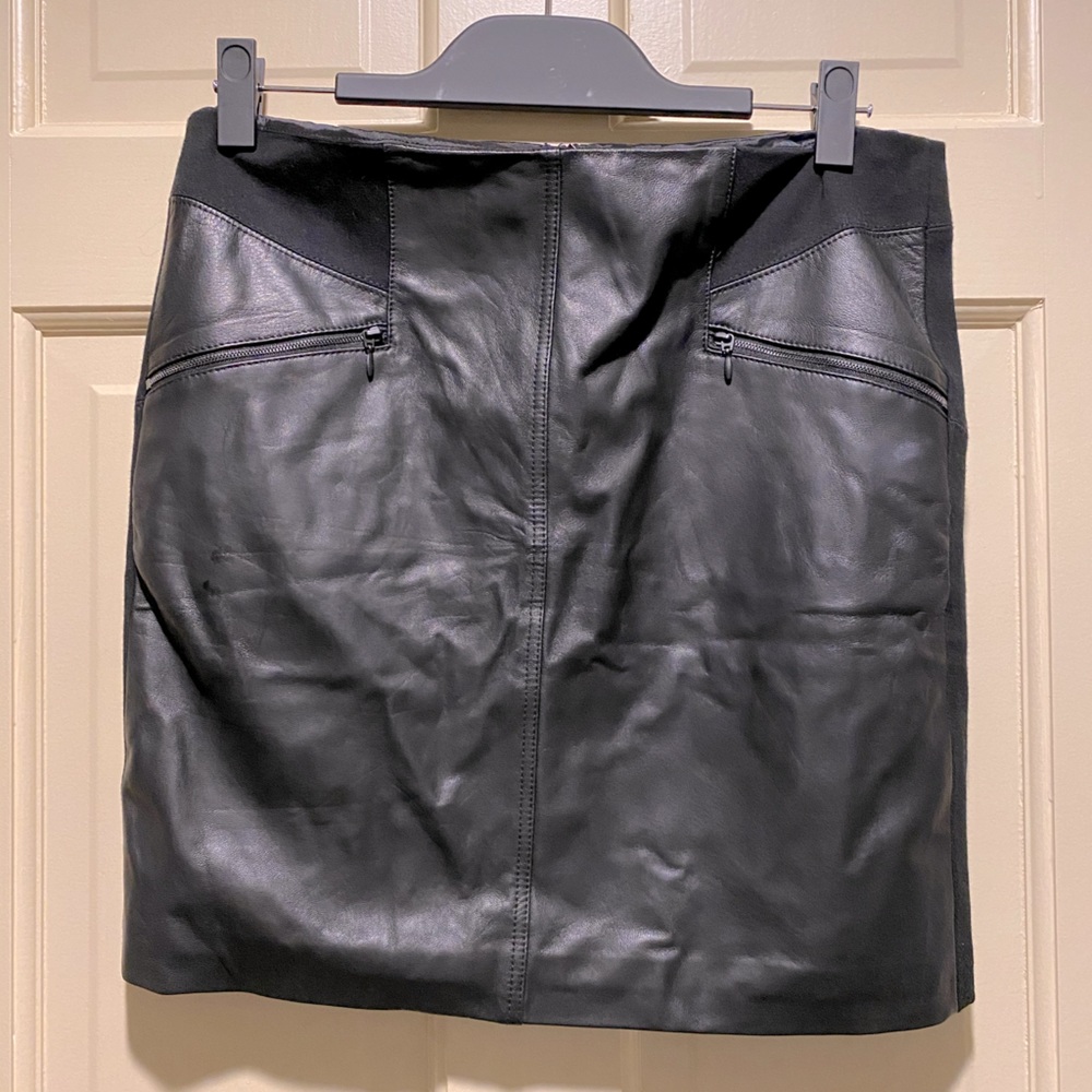 Leather skirt